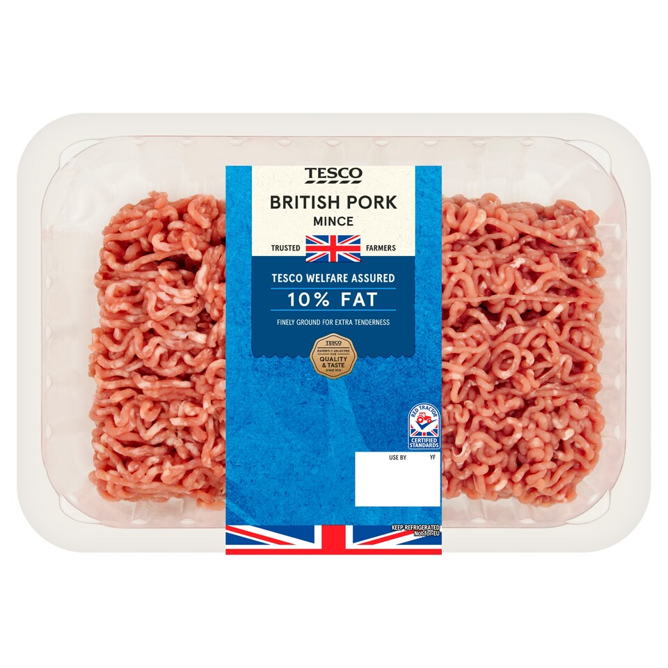 Tesco 10% Pork Mince 750g