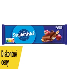 ORION ŠTUDENTSKÁ PEČAŤ Milk Chocolate with Peanuts, Jelly and Raisins 250 g