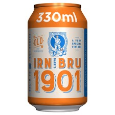 IRN-BRU 1901 Sparkling Flavoured Soft Drink 330ML