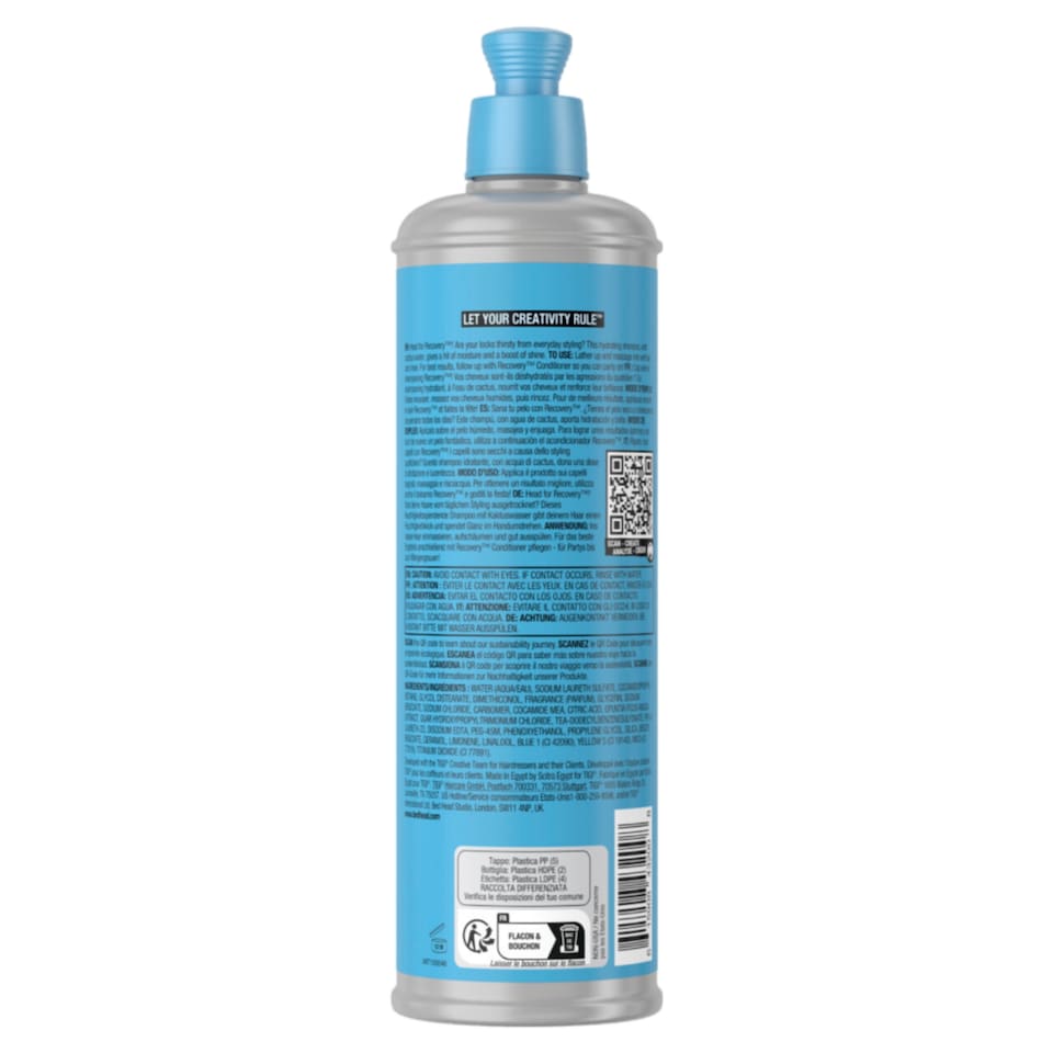 image 1 of Bed Head Tigi Recovery Moisture Rush Shampoo 400Ml
