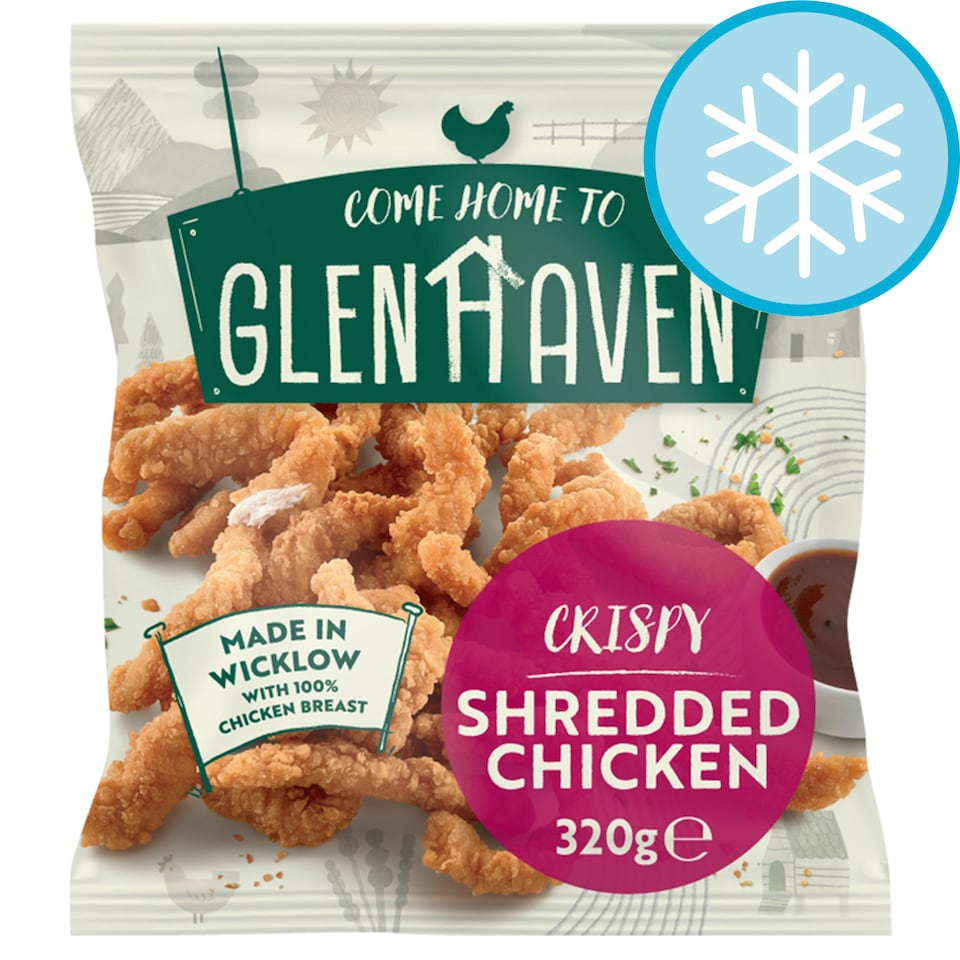 Glenhaven Crispy Shredded Chicken 320G