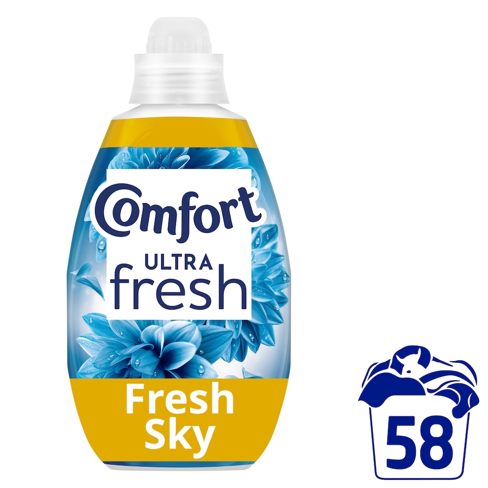 image 1 of Comfort Ultra Fresh & Protect Fabric Conditioner Fresh Sky 58 Washes 870ml