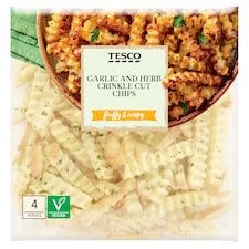 Tesco Garlic and Herb Crinkle Cut Chips 500g