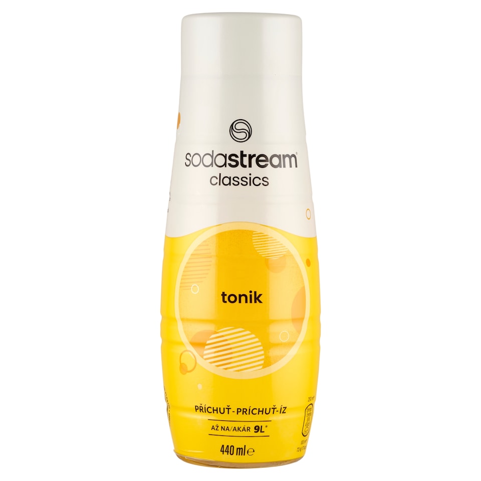 Sodastream Classics tonic ízű italkoncentrátum frissítő üdítő ital készítéséhez 440 ml 