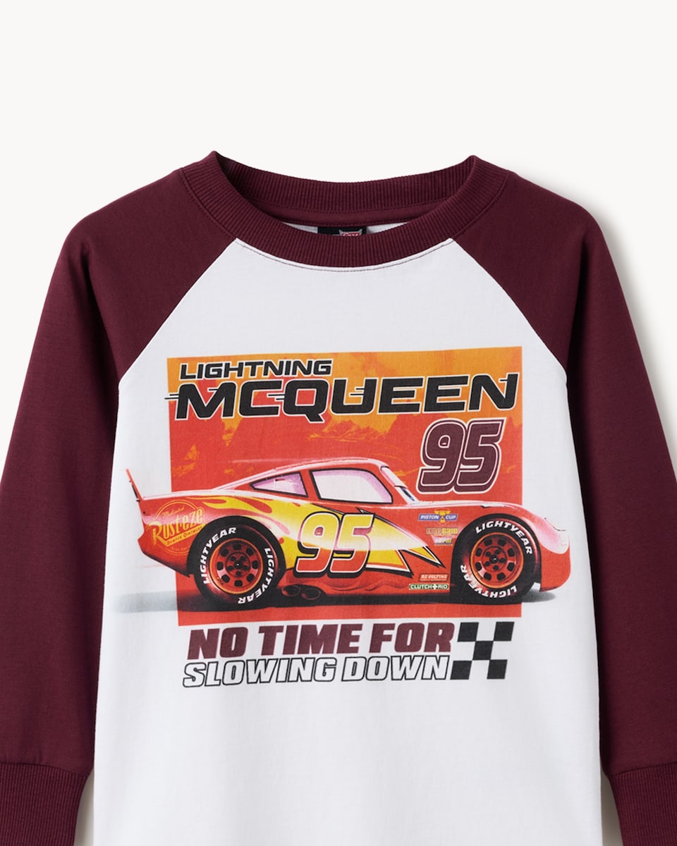 image 1 of Disney Lightning McQueen Pure Cotton Pyjama Set in Multi