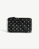 image 1 of SACHA Studded Chain Strap Crossbody Bag in Black
