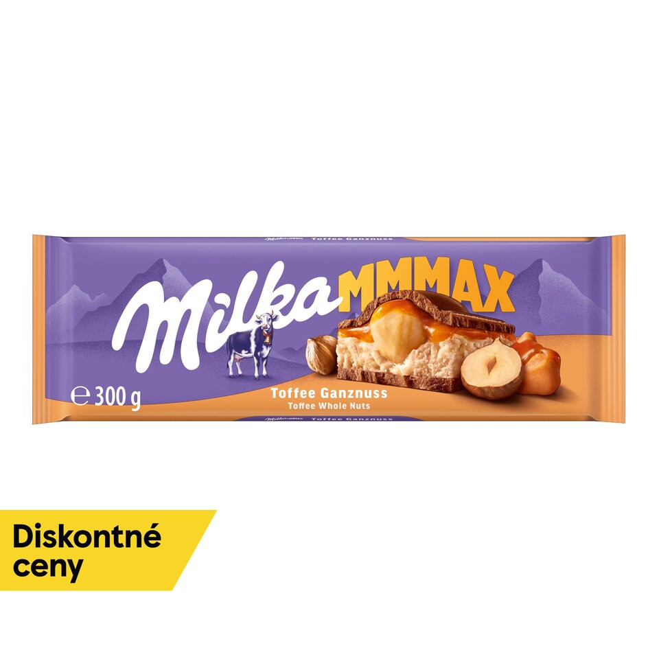 Milka Mmmax Toffee Whole Nuts 300 g