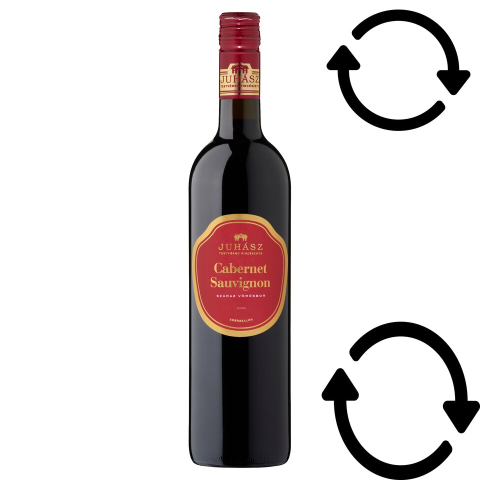 Juhász Felső-Magyarországi Cabernet Sauvignon száraz vörösbor 13% 750 ml  1. kép