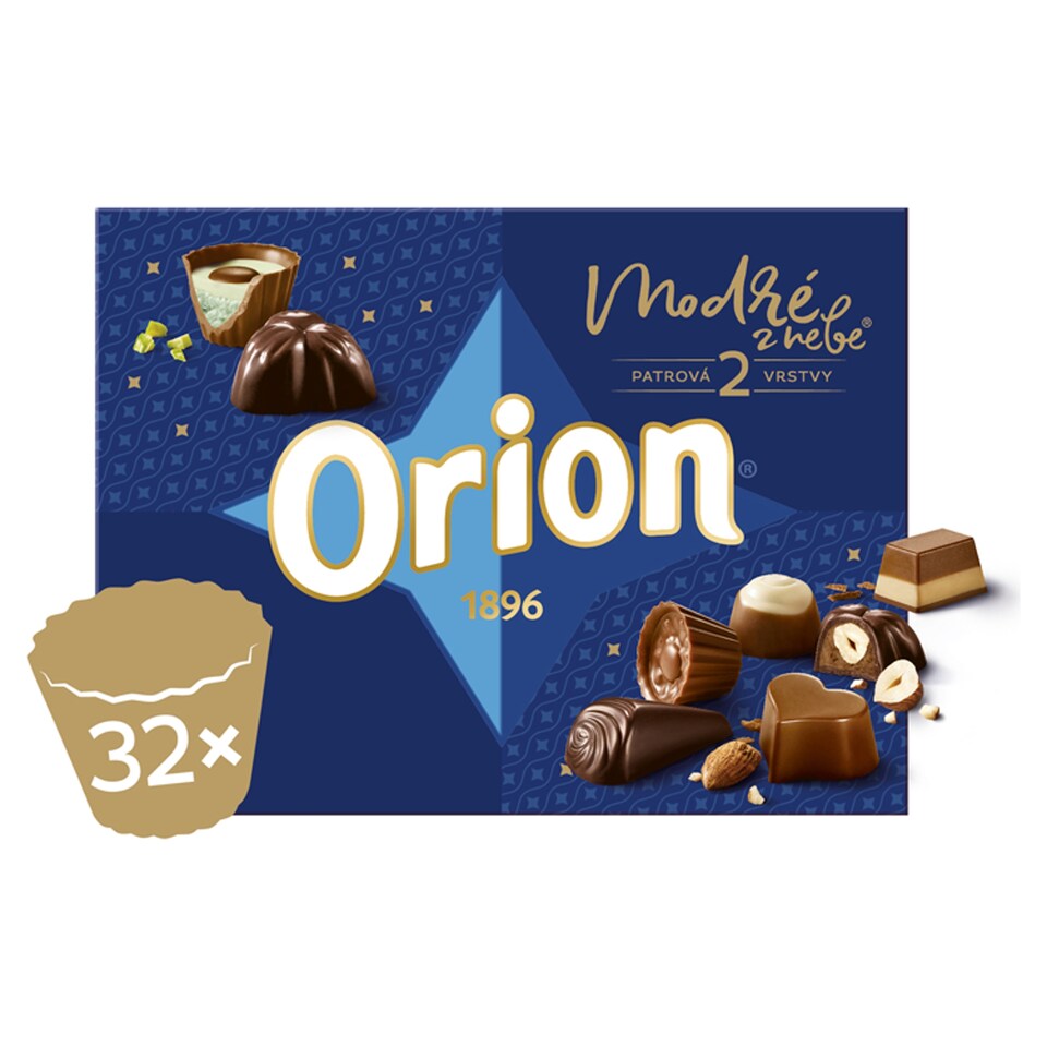 ORION Modré z neba Chocolate Pralines Mix 300 g