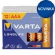 obrázok 1 z VARTA Longlife AAA alkalické batérie 12 ks