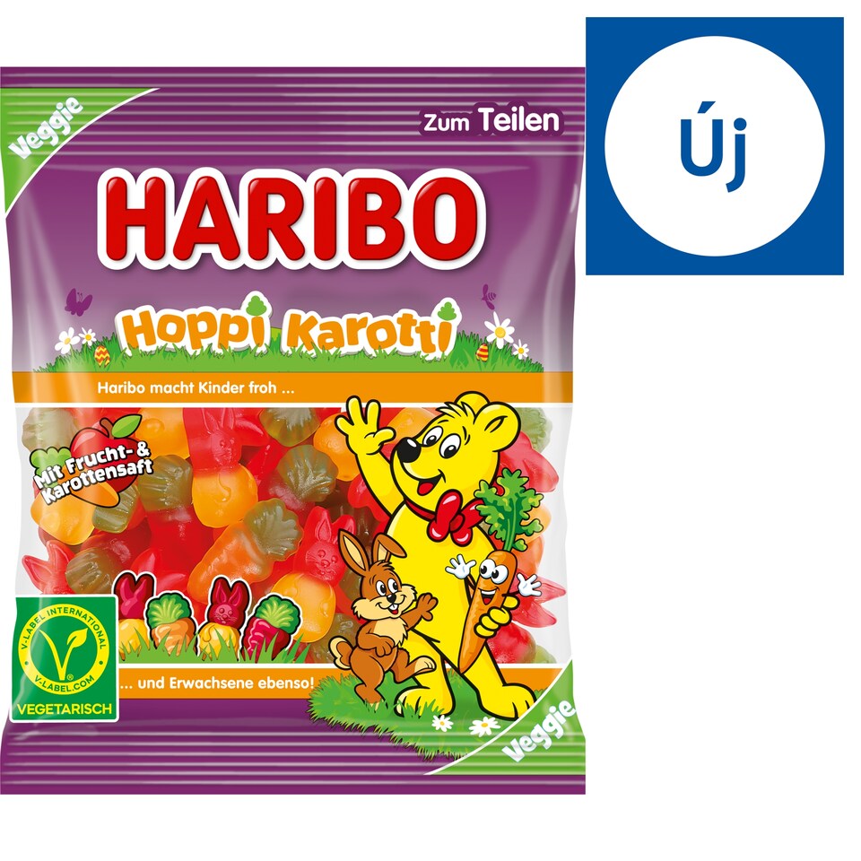 Haribo Hoppi Karotti Fruit-Flavoured Gummy Candy 175 g