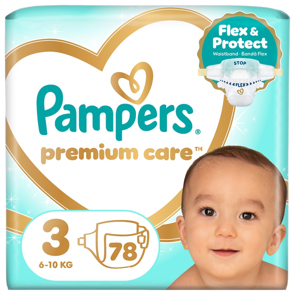 obrázok 1 z Pampers Premium Care Veľkosť 3, 78 Plienok, 6kg-10kg