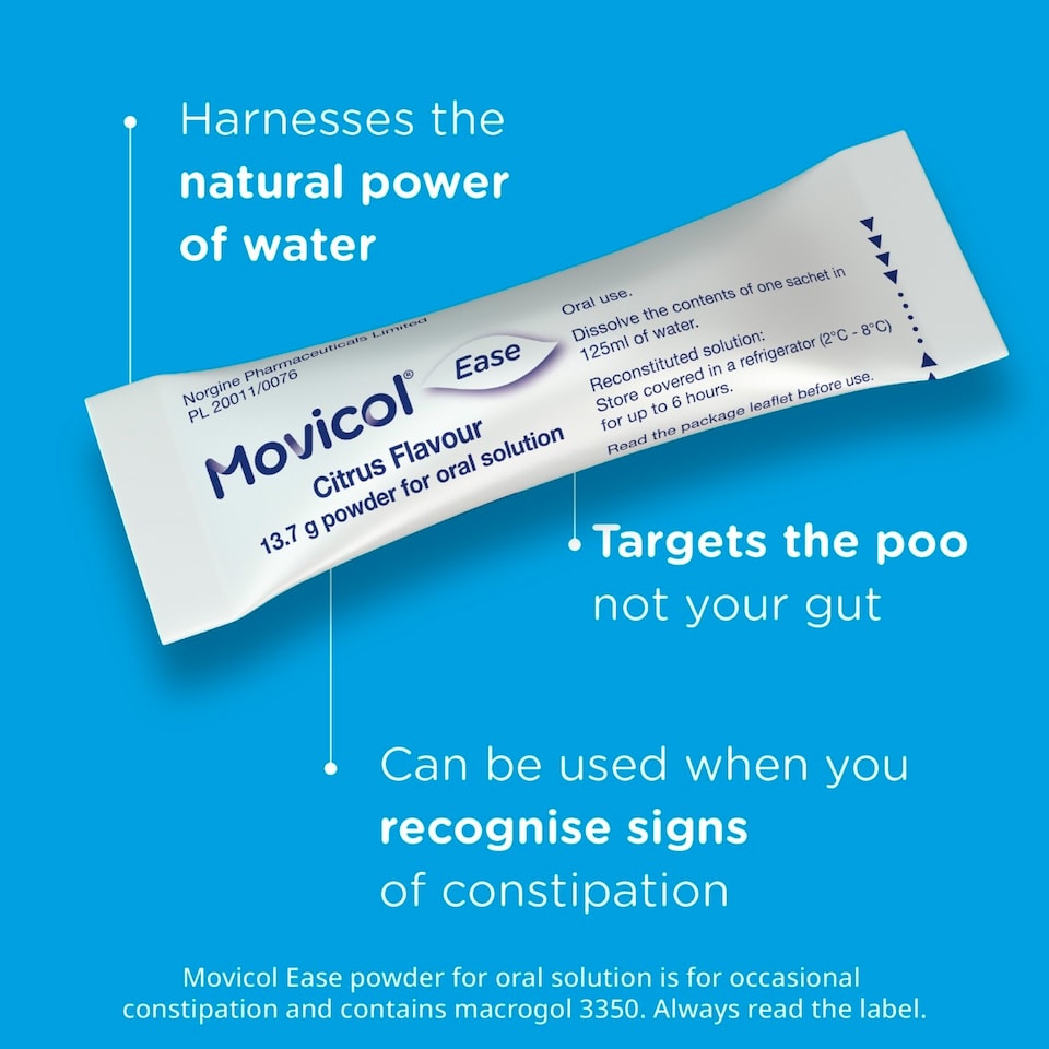 image 1 of Movicol Ease Citrus Powder Sachets - Effective Relief For Constipation 20X13.7G