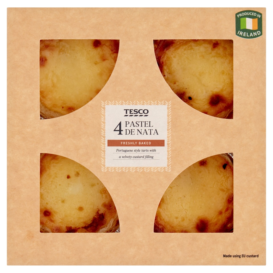 Tesco Pastel De Nata 4 Pack