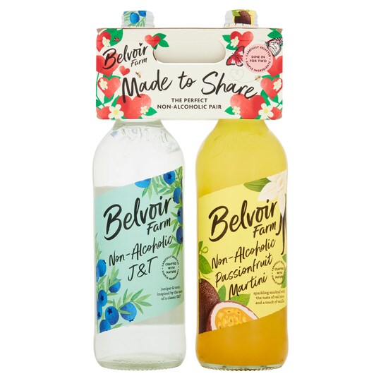 Belvoir Made To Share Non Alcoholic Drinks 2 X 750Ml Tesco Groceries