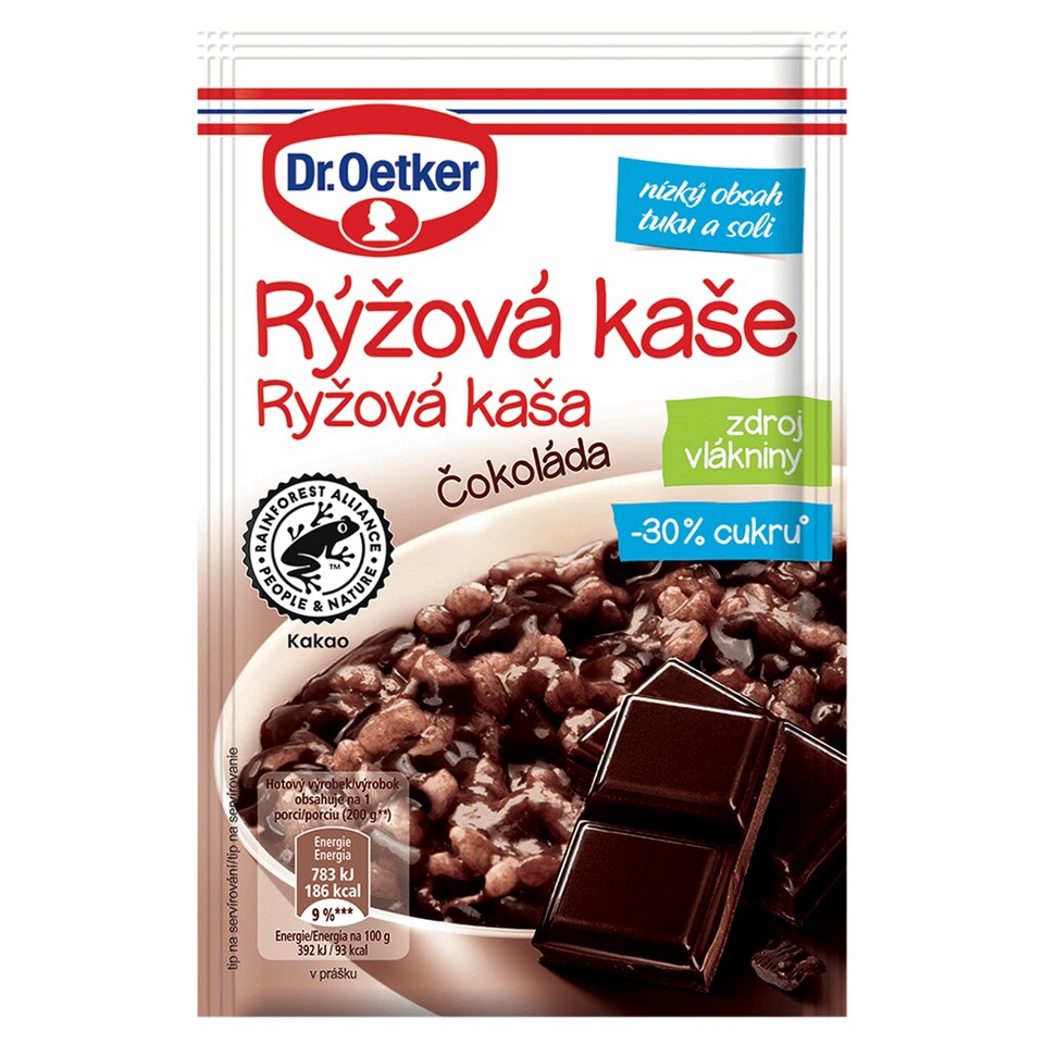 Dr. Oetker Rice Porridge Chocolate 50g