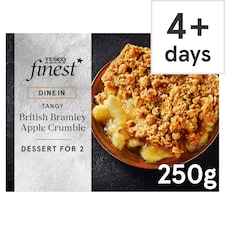 Tesco Finest British Bramley Apple Crumble 250g