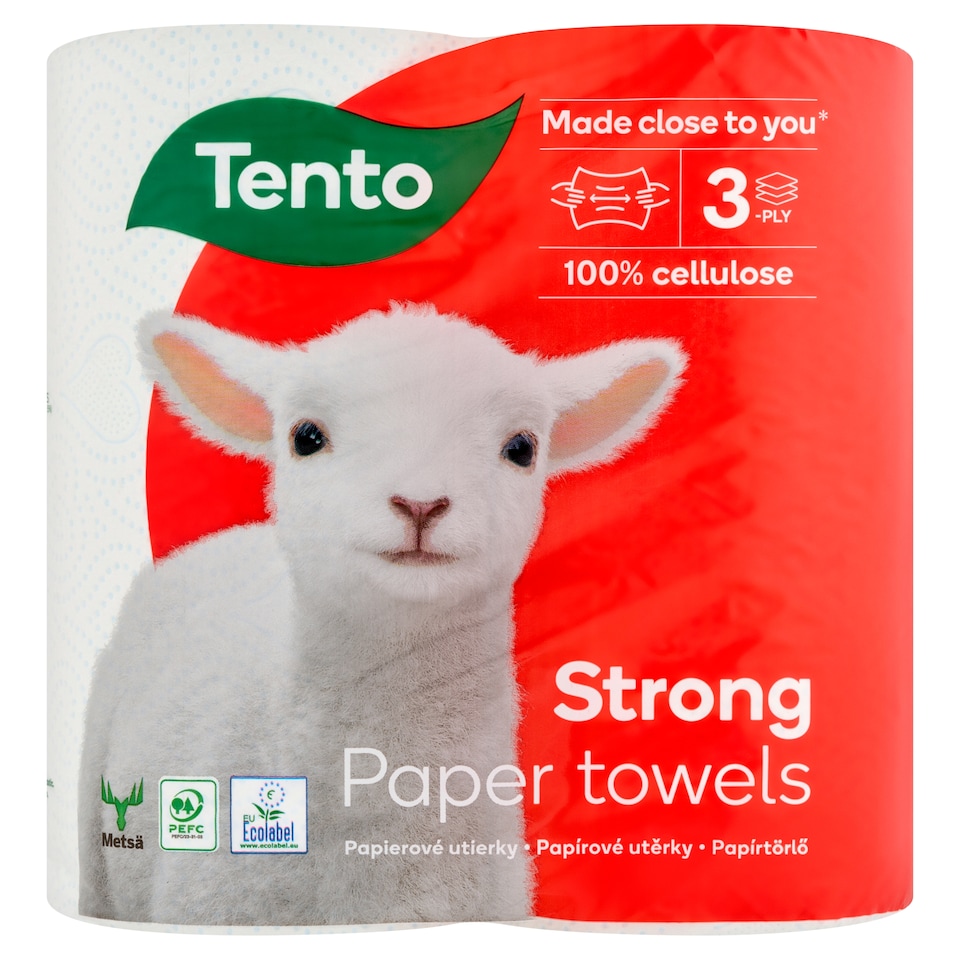 Tento Strong papírtörlő 3 rétegű 2 tekercs  1. kép