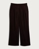 image 4 of F&F Velvet Wide Leg Trousers in Brown