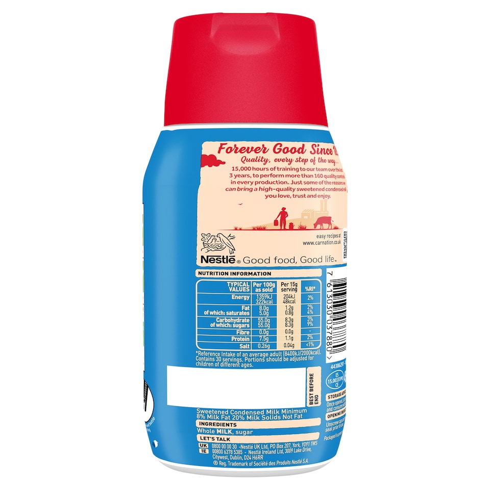 image 1 of Carnation Original Drizzle Condensed Milk Dessert Sauce Bottle 450g