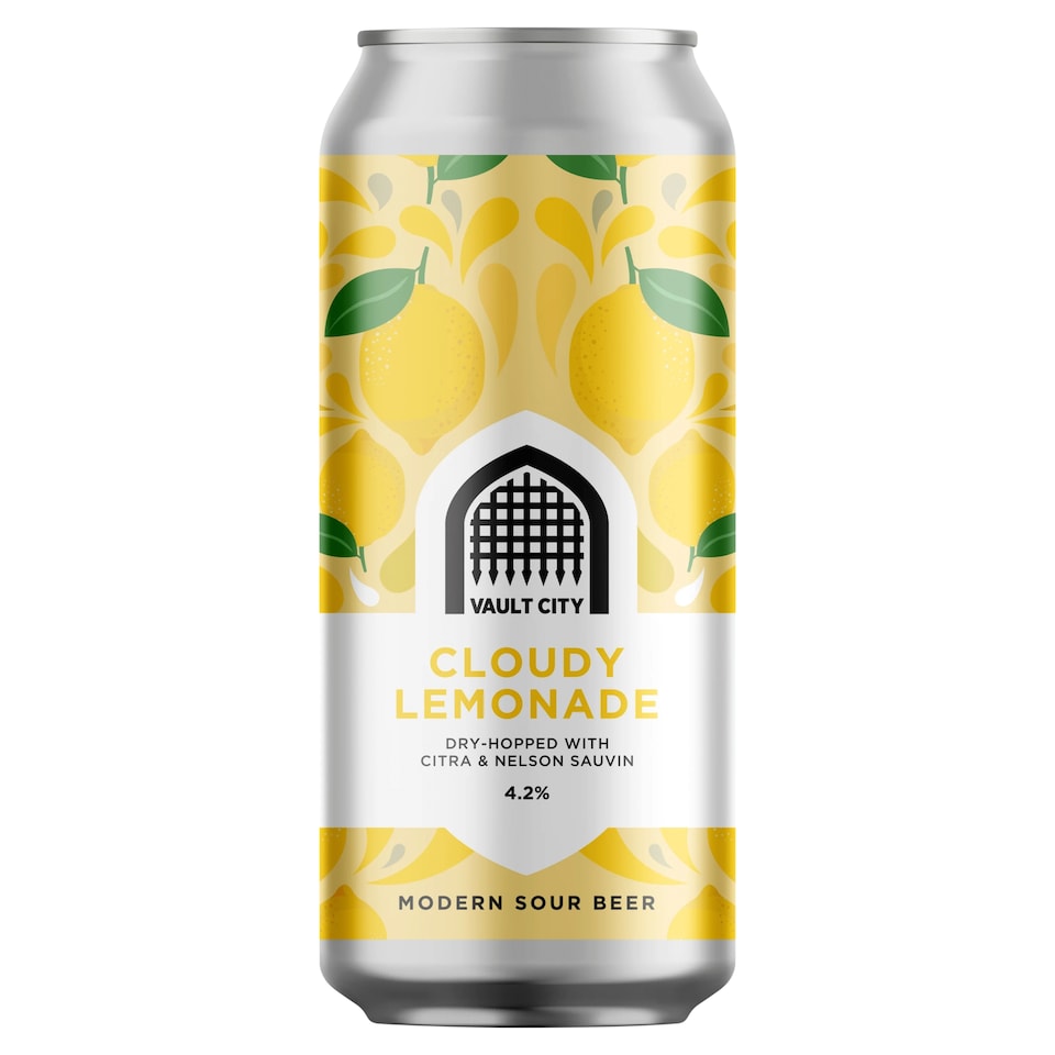 Vault City Cloudy Lemonade Sour Beer 330ml