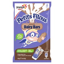 Petits Filous Chocolate Dairy Bars 4x20g