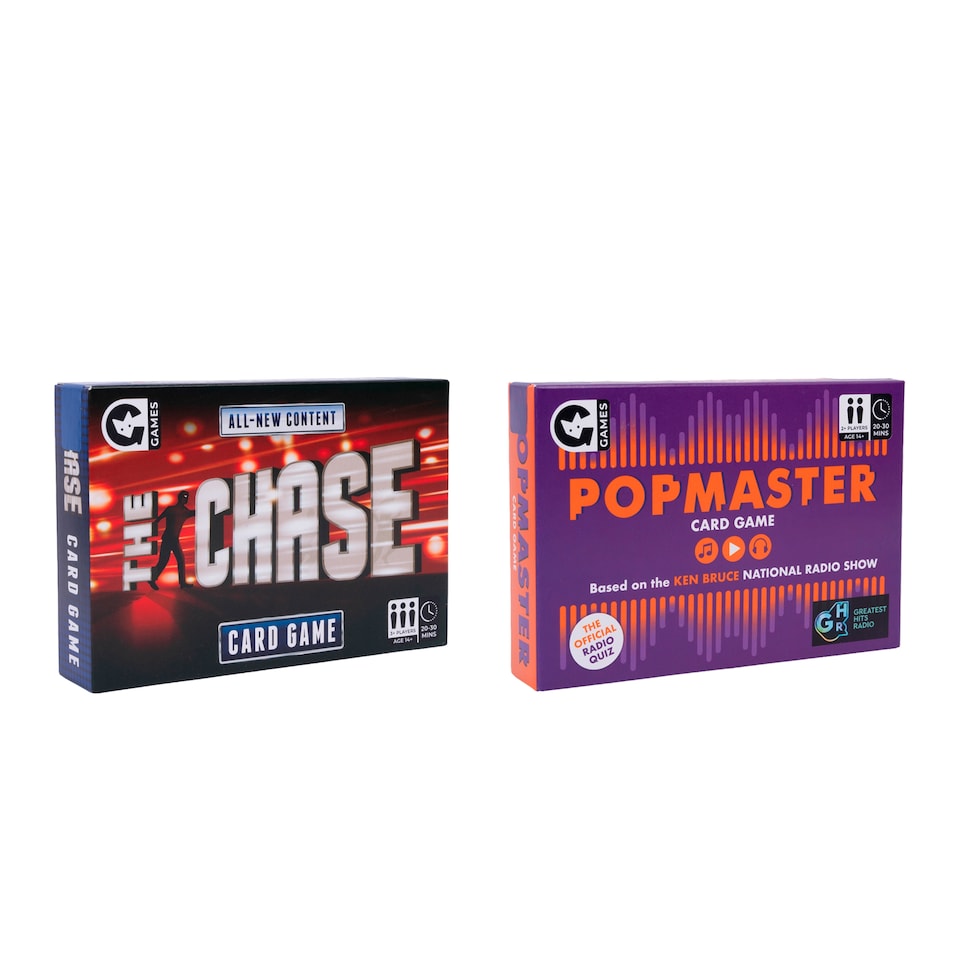 image 1 of Professor Puzzle The Chase / Popmaster Card Game Assortment