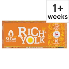 St Ewe Free Range Rich Yolk Mixed Weight 10 Pack 