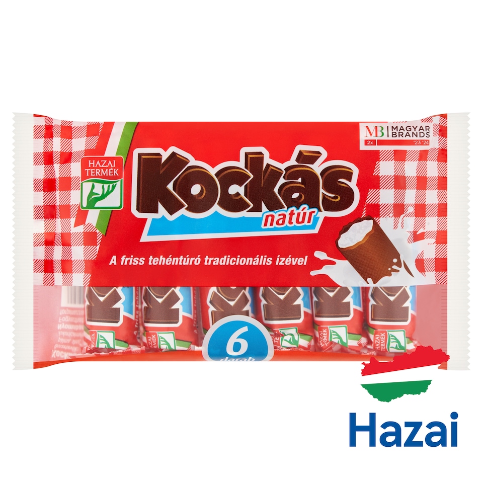 Kockás Unflavoured Cottage Cheese Dessert 6 x 30 g (180 g)