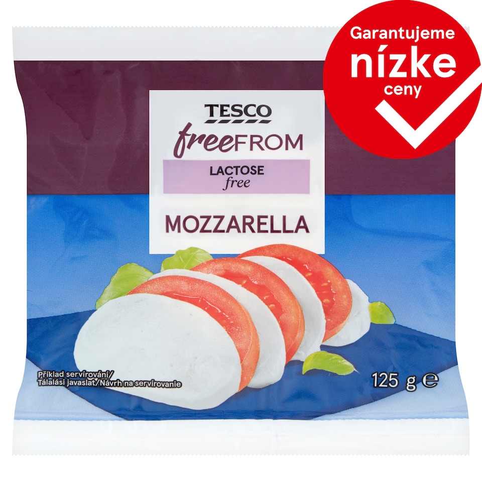 Tesco Free From Mozzarella 125 g