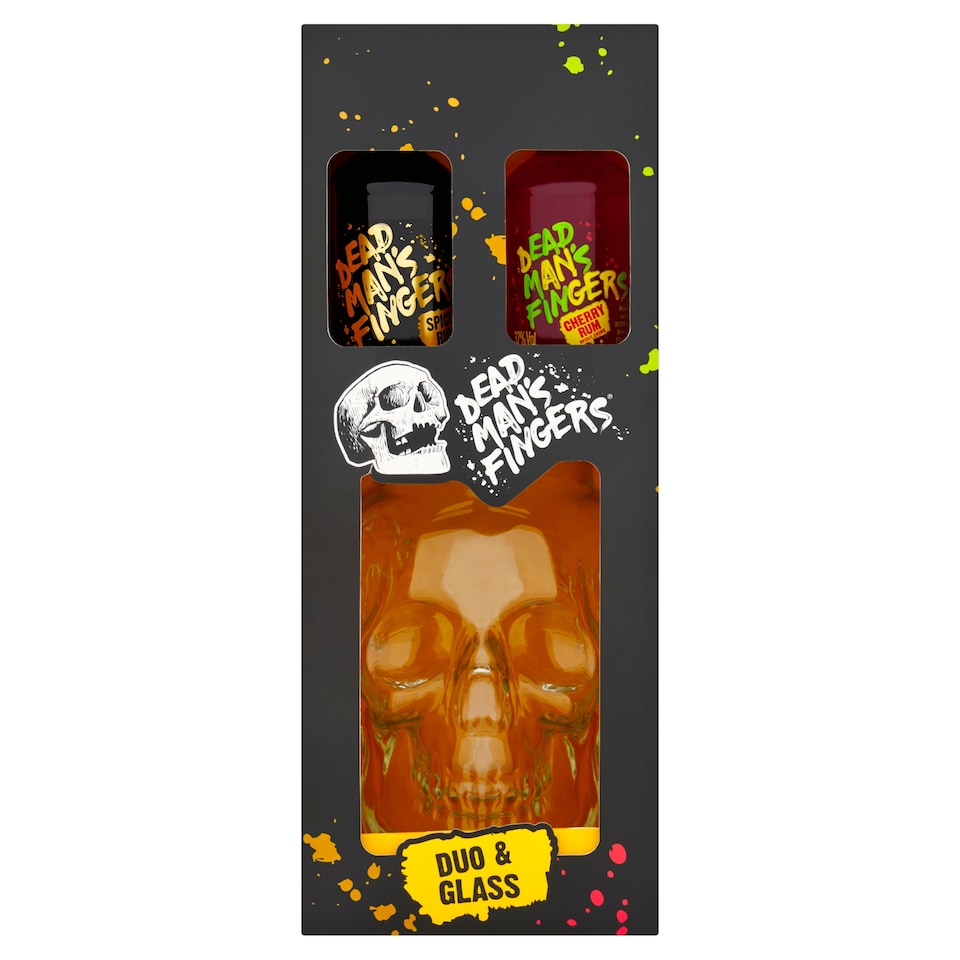 Dead Man's Fingers Rum Duo & Glass Gift Set 2 x 5cl