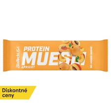 BioTechUSA Marhuľová müsli tyčinka s vitamínmi a železom 30 g