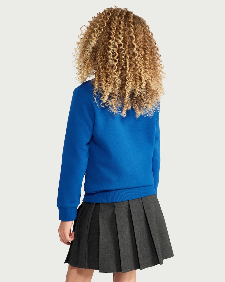 image 1 of F&F School Unisex 2-Pack Cotton Rich Sweatshirts in Blue