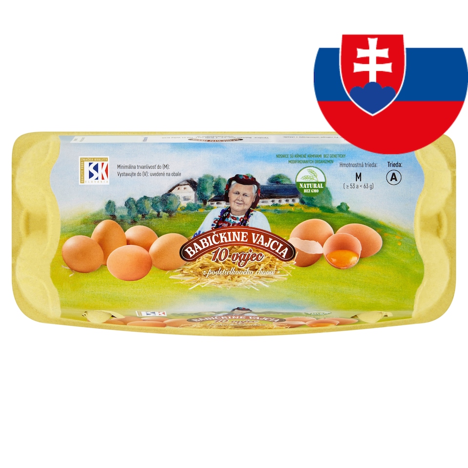 Babičkine vajcia M 10 ks