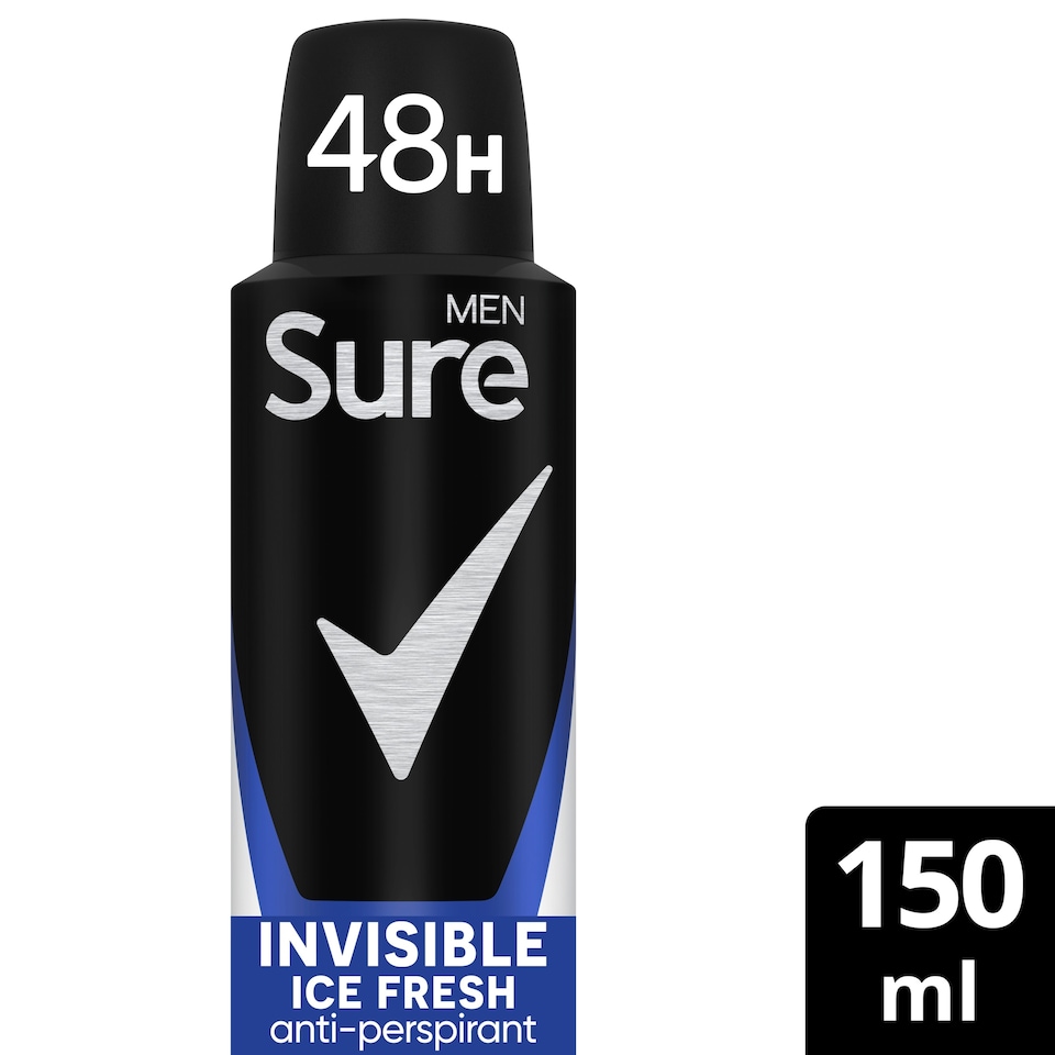 image 1 of Sure Men Invisible Ice Antiperspirant Deodorant 150Ml