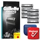 Gillette Mach3 Charcoal Férfi Borotvabetétek, 8 3 Pengés Borotvabetétek  1. kép