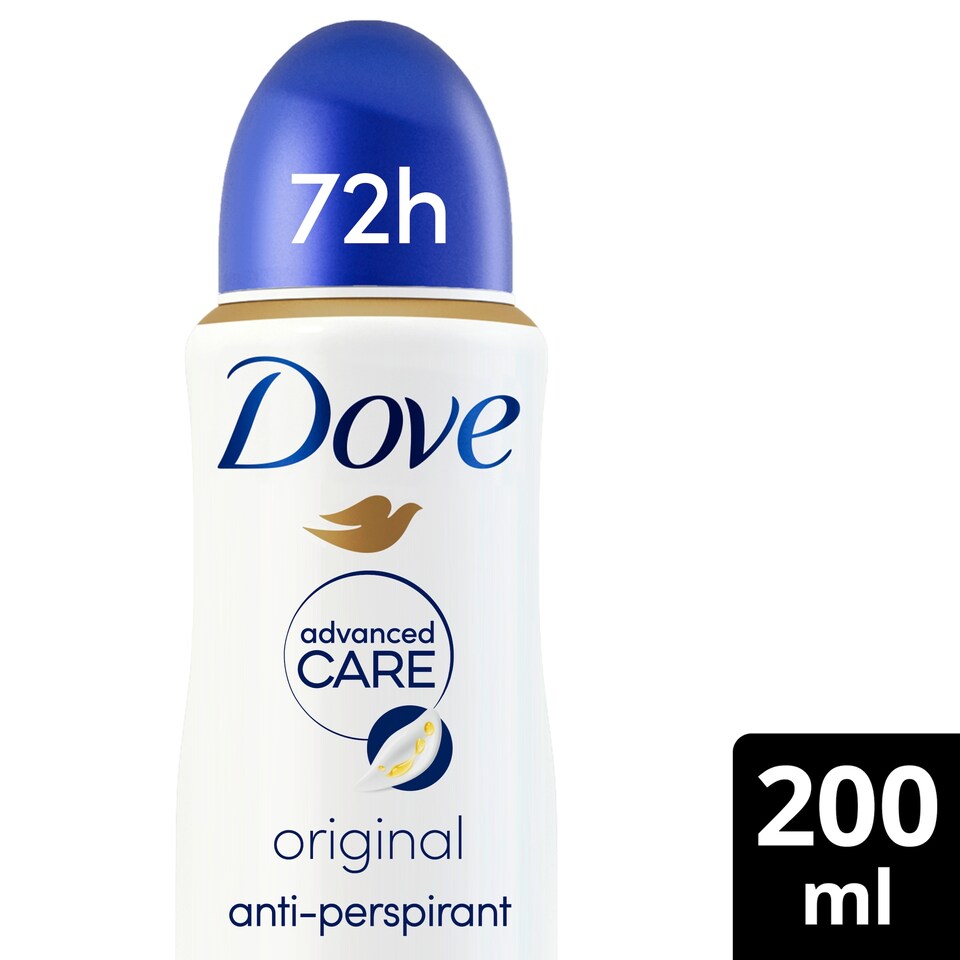 image 1 of Dove Women Original 72h Advanced Care Antiperspirant Deodorant 200ml