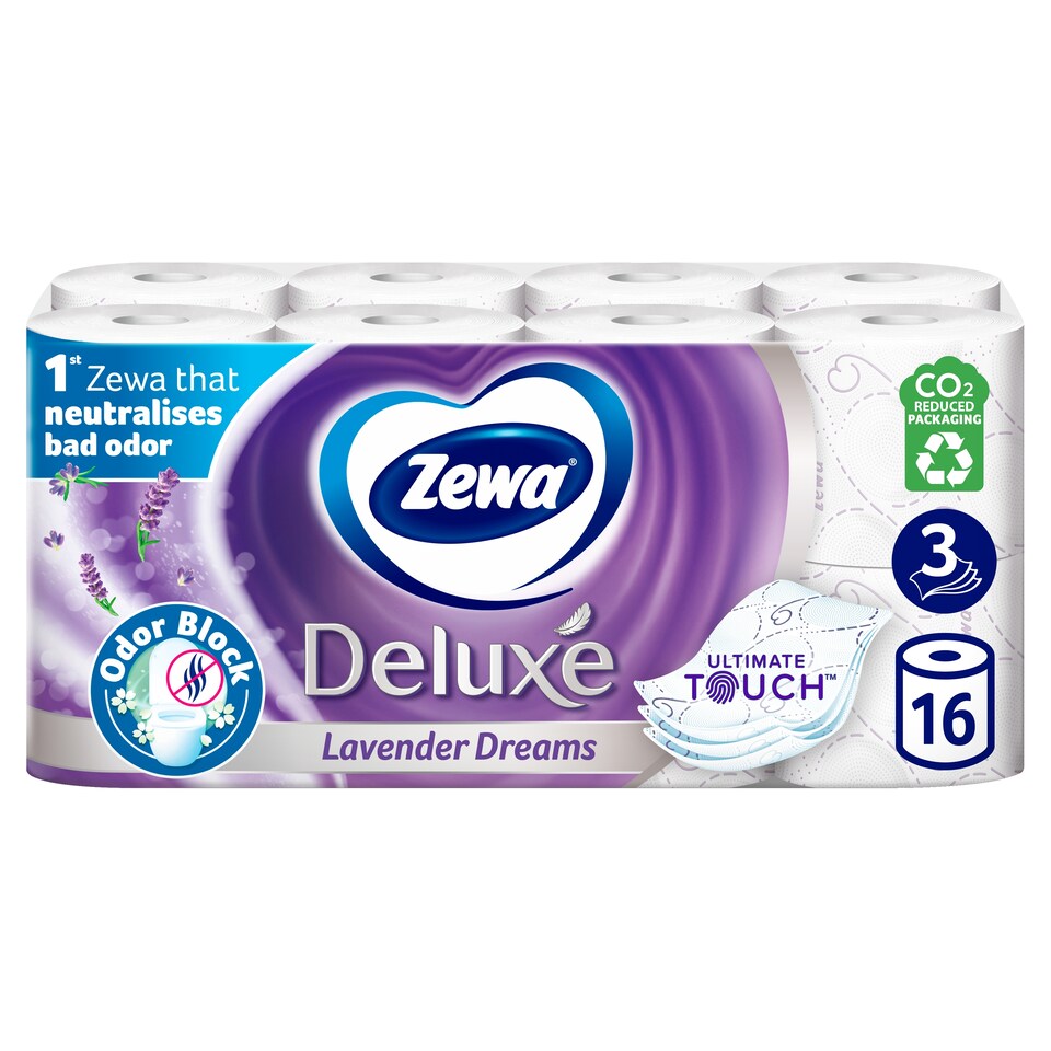 Zewa Deluxe Lavender Dreams toalettpapír 3 rétegű 16 tekercs 1. kép
