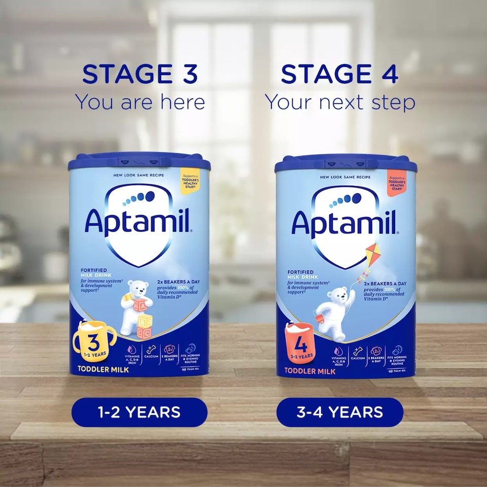 image 1 of Aptamil 4 Toddler Milk Formula Powder 2+ Years 800g