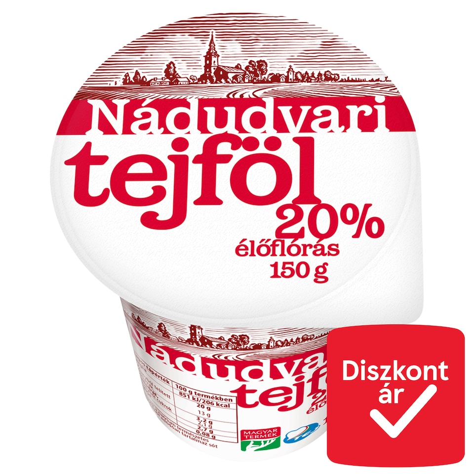 Nádudvari élőflórás tejföl 20% 150 g