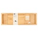 image 1 of F&F Home Extendable Bamboo Bath Bridge 84 x 20 x 3 cm