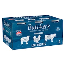 Butcher's Loaf Recipes Dog Food Tins 6X390g