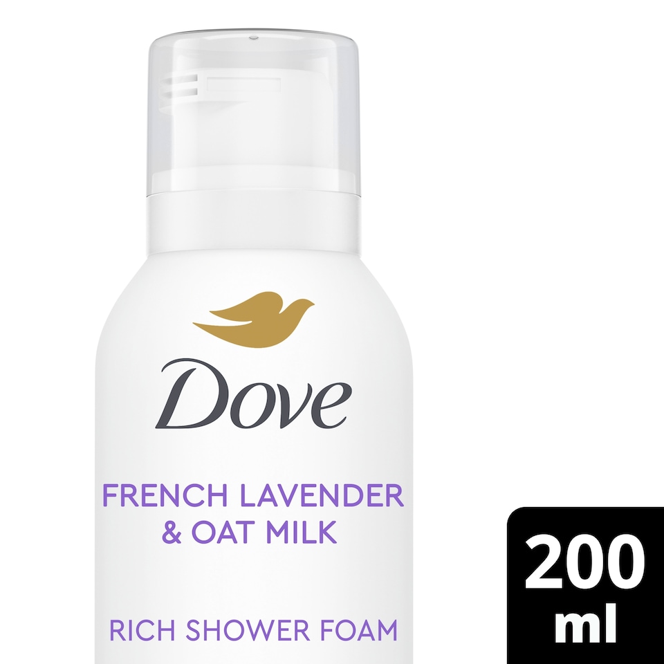 image 1 of Dove Body + Mind French Lavender & Oat Milk Mousse 200ml