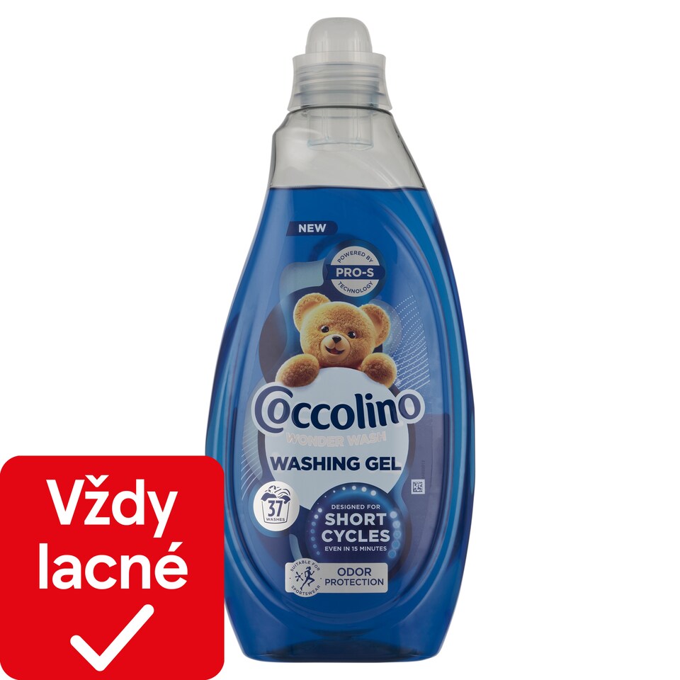 obrázok 1 z Coccolino Wonder Wash prací gel Odor Protection 1,48 L 37W