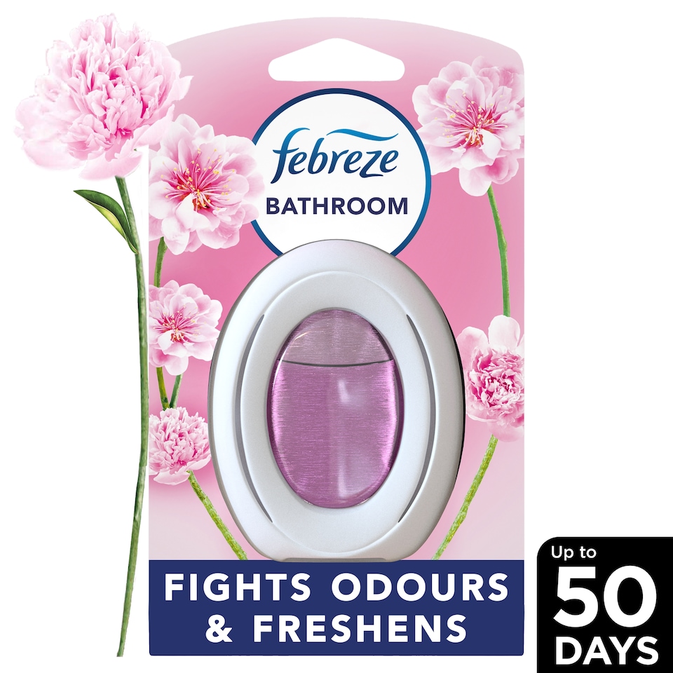 image 1 of Febreze Bathroom Air Freshener Blossom & Breeze 7.5Ml