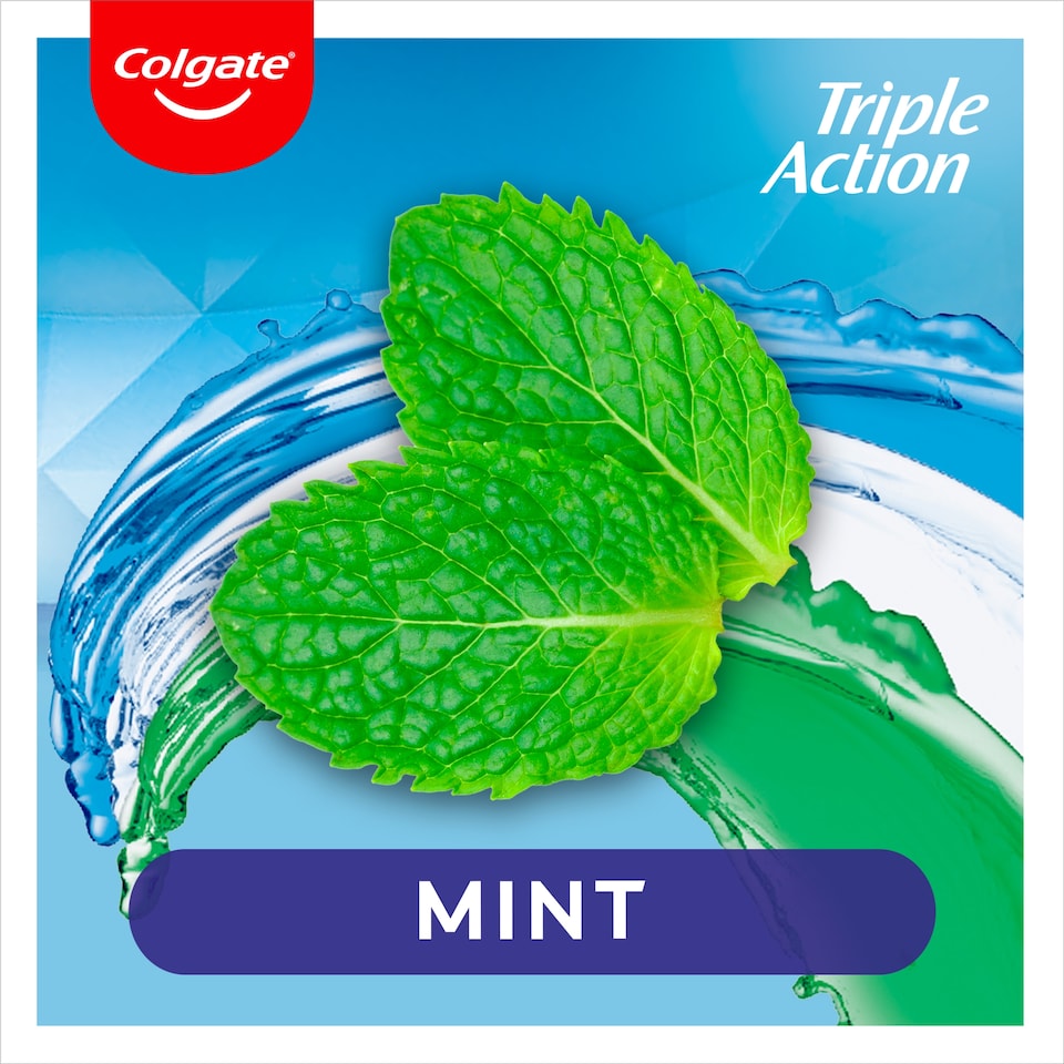 image 1 of Colgate Triple Action Mouthwash Alcohol Free 500ml
