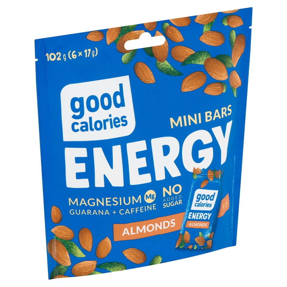 image 1 of Good Calories Energy Fruit and Nut Bars with Guarana and Ginseng 6 x 17 g (102 g)