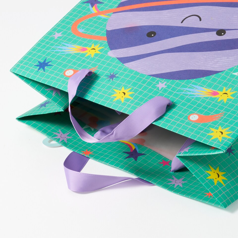 image 1 of Paperchase Happy Space Planet Gift Bag