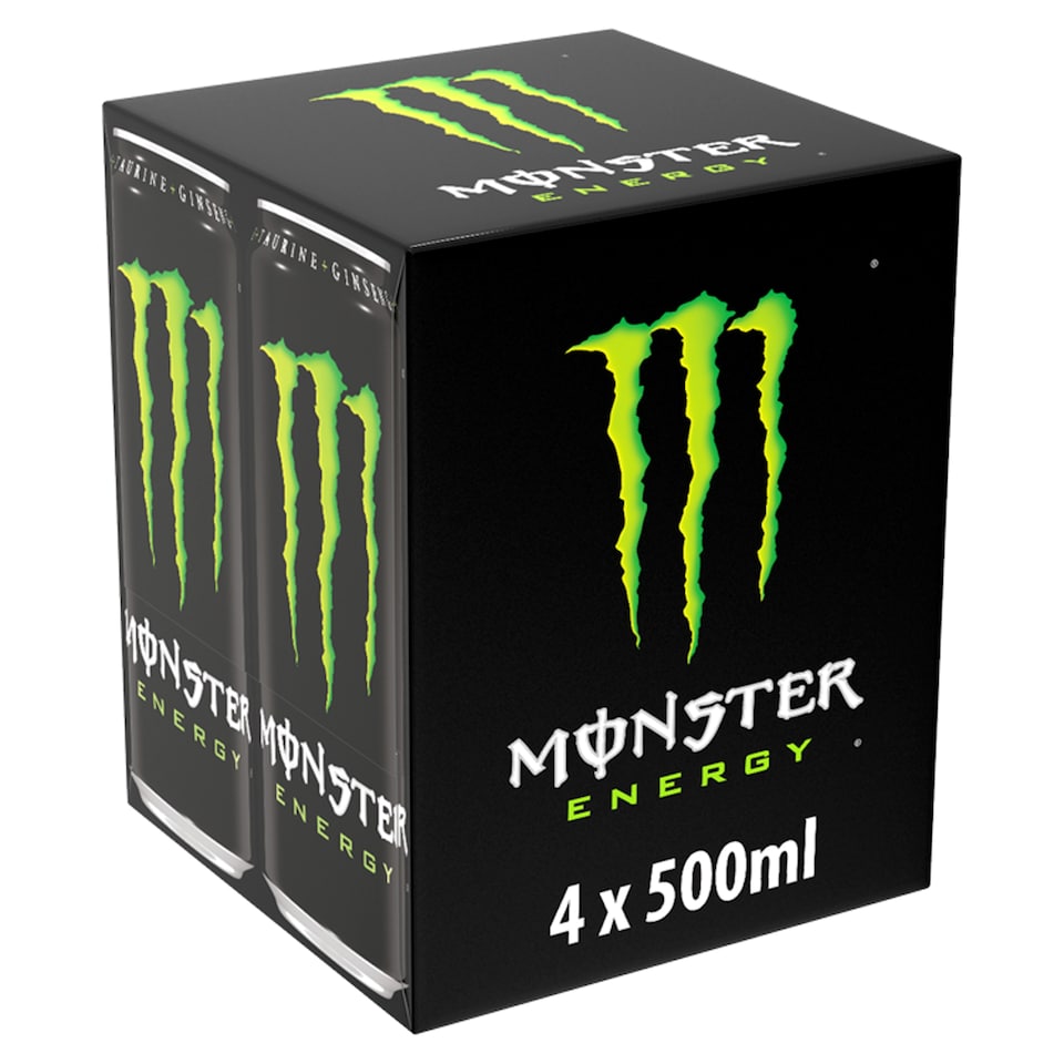 image 1 of Monster Energy Drink 4x500ml