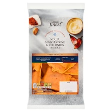 Tesco Finest Nduja, Mascarpone, Red Onion Ravioli 250G